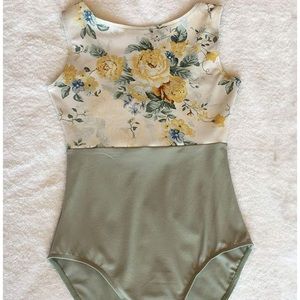 cute floral leotard!!